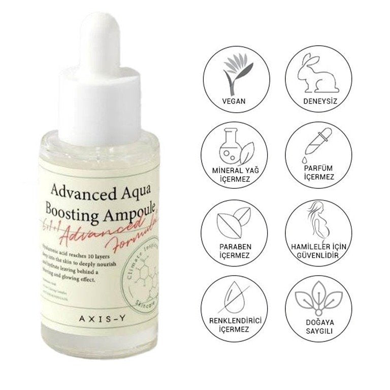 AXIS-Y Advanced Aqua Boosting Ampoule 30ml β Your Skinβs Hydration Hero