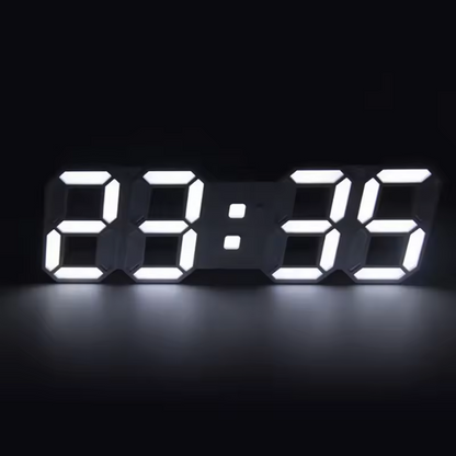 LED Digital Alarm Clock with Temperature Display - Modern Home Desk Decor