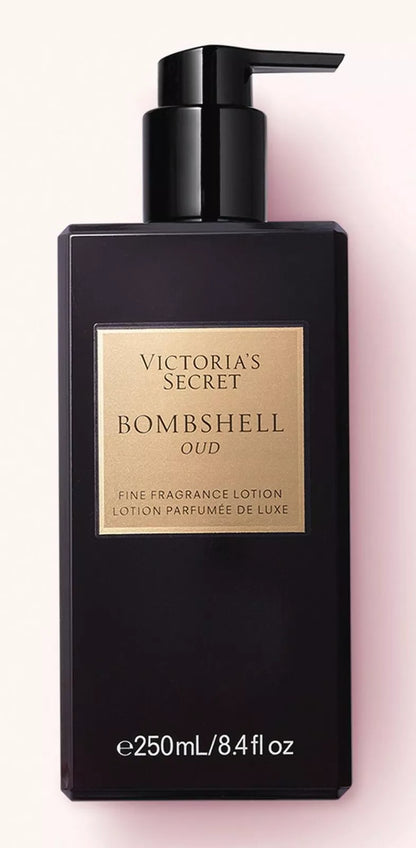 Victoria’s Secret Bombshell Oud Lotion: Exotic. Mysterious. Addictive