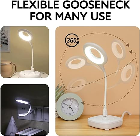 USB Voice Control Reading Lamp – Smart LED Table Light for Home and Office