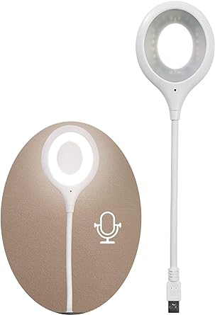 USB Voice Control Reading Lamp – Smart LED Table Light for Home and Office